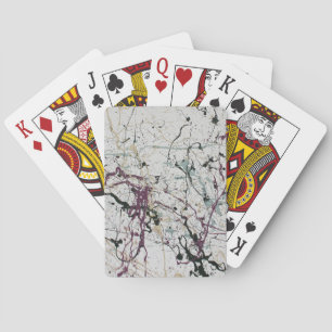 Peinture Abstraite colorée Peinture Cartes de jeu