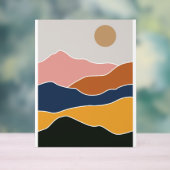 Peinture Abstraite de montagne (Neutre)