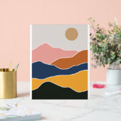 Peinture Abstraite de montagne (Mariage)