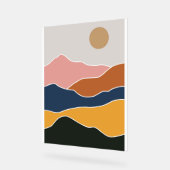 Peinture Abstraite de montagne (Angle)