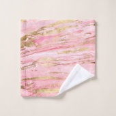 Peinture Abstraite en marbre rose élégant (Gant de toilette)