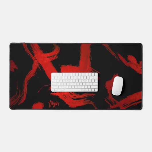 Peinture Abstraite moderne avec le nom (Clavier et souris)