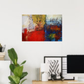 Peinture Abstraite moderne Posters imprimés (Bureau à domicile)