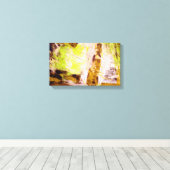 Peinture Abstraite moderne toile enveloppée (Insitu (Plancher de Bois))