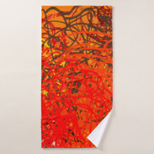 Peinture Abstraite sur toile. Art fait main. Color