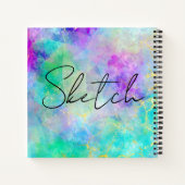 Peinture Abstraite Votre nom Carnet de carnet de n (Dos)