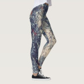 Peinture acrylique Rave Love Leggings (Droite)