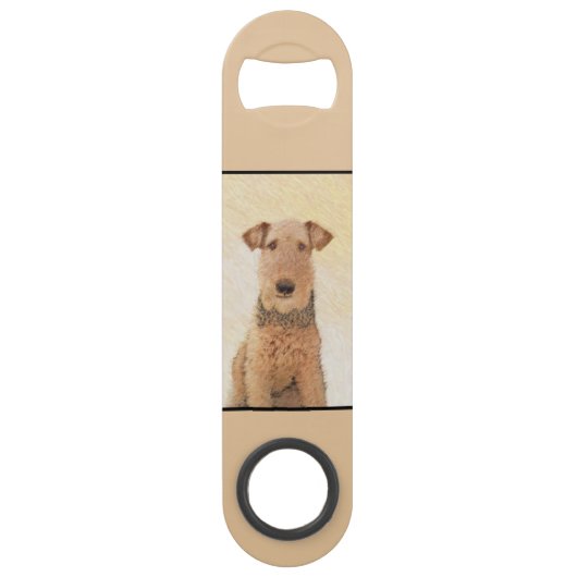 Peinture Airedale Terrier - Cute Original Art (Dos)