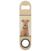 Peinture Airedale Terrier - Cute Original Art (Devant)