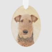 Peinture Airedale Terrier - Cute Original Art (devant)