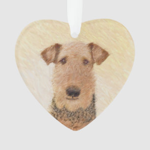 Peinture Airedale Terrier - Cute Original Art