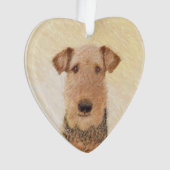 Peinture Airedale Terrier - Cute Original Art (devant)