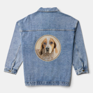 Peinture américaine anglaise sur pilon - Chien Art