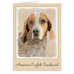 Peinture américaine anglaise sur pilon - Chien Art