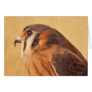 Peinture américaine Kestrel - Art original pour oi
