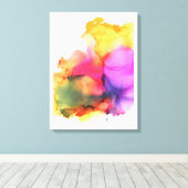 Peinture aquarelle Art mural moderne boho (Insitu (Plancher de Bois))
