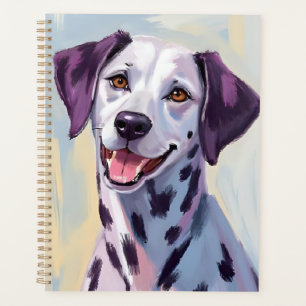 Peinture aquarelle du chien dalmate