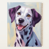 Peinture aquarelle du chien dalmate (Dos)
