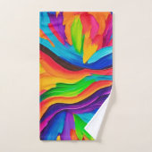 Peinture arc-en-ciel (Serviette à main)