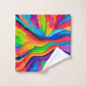 Peinture arc-en-ciel (Gant de toilette)