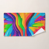 Peinture arc-en-ciel (Serviette à main)