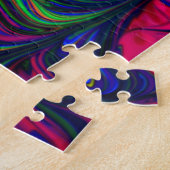 Peinture arc-en-ciel liquide complexe puzzle puzzl (Côté)