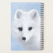 Peinture Arctic Fox - Art original de la faune (Dos)