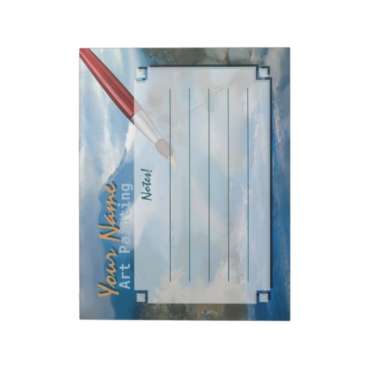 Peinture artistique - Bloc-notes (Tourné)