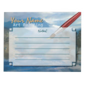 Peinture artistique - Bloc-notes (Devant)