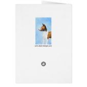Peinture Basenji - Belle Art Original (Dos)