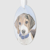 Peinture beagle - Cute Original Chien Art (devant)
