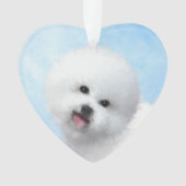 Peinture Bichon Frise - Cute Original Chien Art (devant)