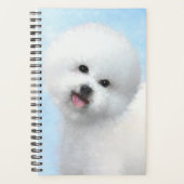 Peinture Bichon Frise - Cute Original Chien Art (Devant)