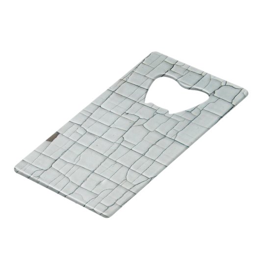 Peinture blanche fissurée et écaillée (Devant Angle)