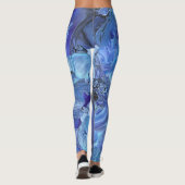 Peinture bleue pour leggings (Dos)