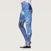 Peinture bleue pour leggings (Gauche)
