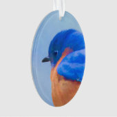 Peinture Bluebird - Art original pour oiseaux (devant)