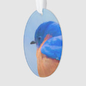 Peinture Bluebird - Art original pour oiseaux (devant)