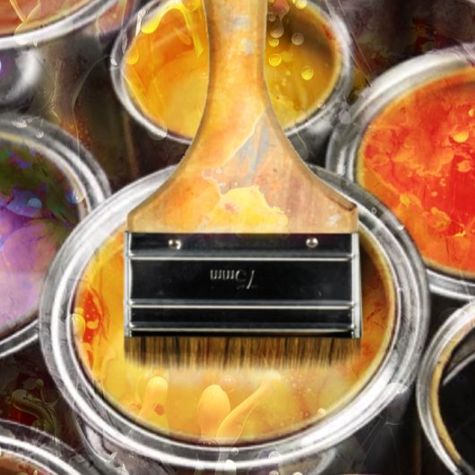 Peinture Boîtes de travail de Peinture Carte de vi