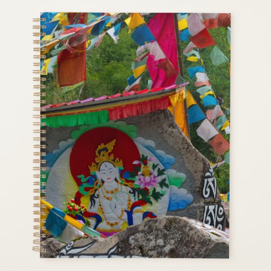 Peinture bouddhiste sur rochers (Devant)