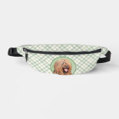 Peinture Briard Tawny Black Overlay Cute Dog Art (Recto)