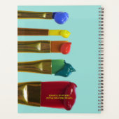 Peinture Brosses Classe d'art Planificateur annuel (Dos)