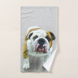 Peinture Bulldog - Joli Art Original de Chien