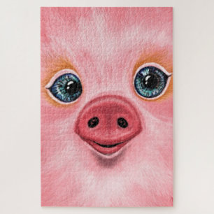 Peinture cadeau de puzzle de puzzle de bébé Piglet