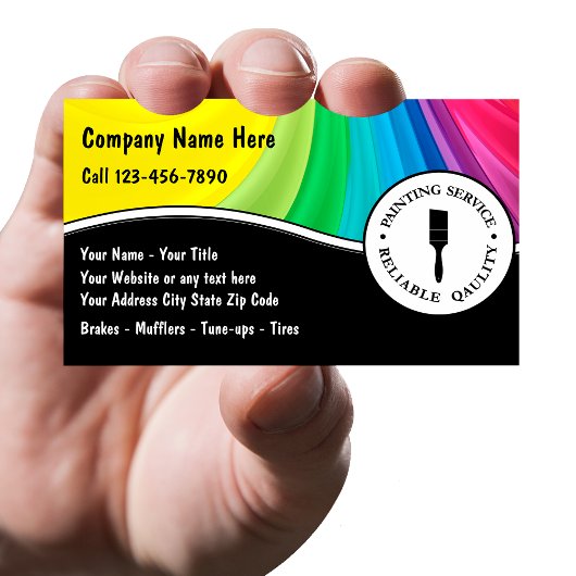 Peinture Carte de visite