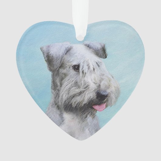 Peinture Cesky Terrier - Cute Original Chien Art (devant)