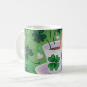 Peinture chanceuse irlandaise de tasse de café (Devant gauche)