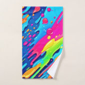 Peinture colorée (Serviette à main)