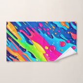 Peinture colorée (Serviette à main)