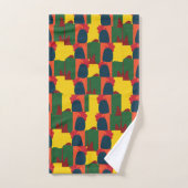 Peinture colorée Abstraite (Serviette à main)